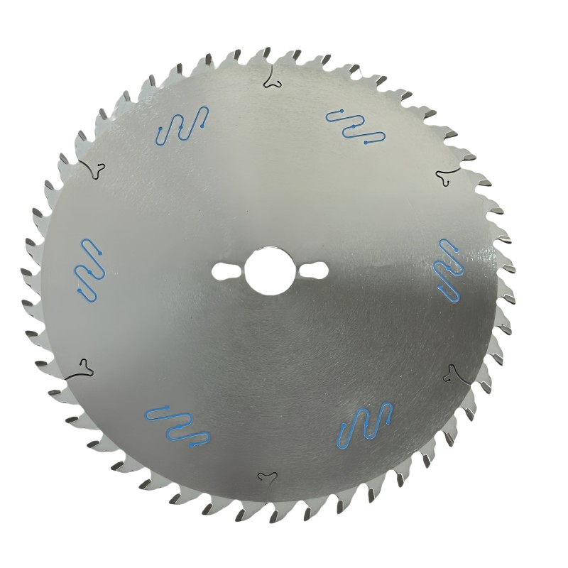 300×3.2×2.2×48齿×蓝色消音线实木精切锯